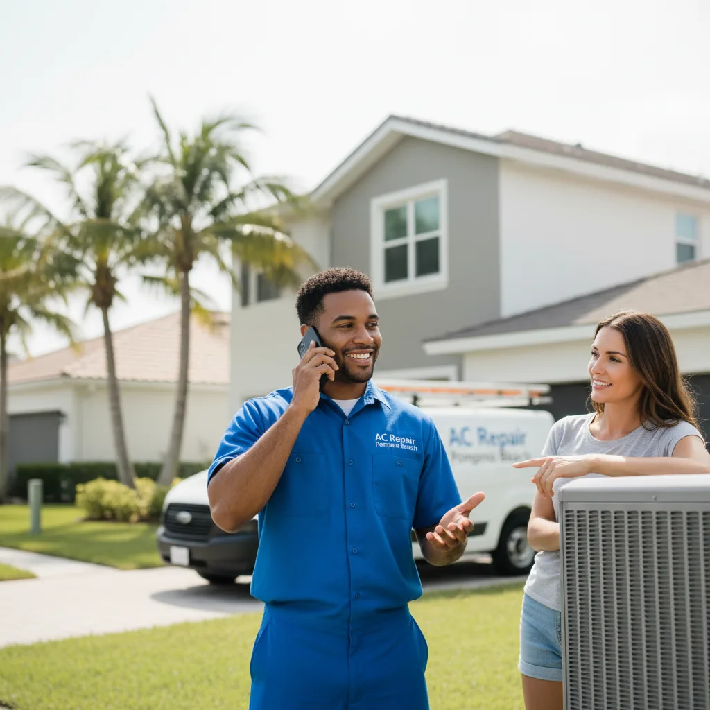 AC Repair Pompano Beach customer support in East Leroy